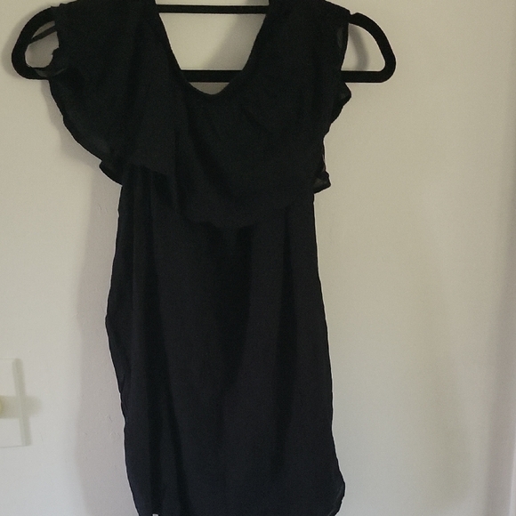 Hinge Black Mini Dress - Picture 1 of 5